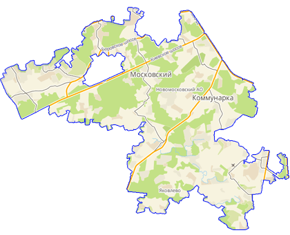 Карта НАО