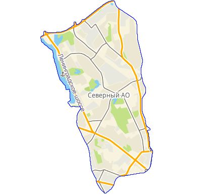 Карта САО
