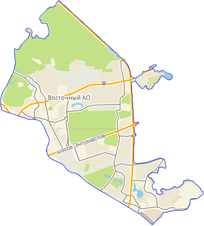 Карта ВАО