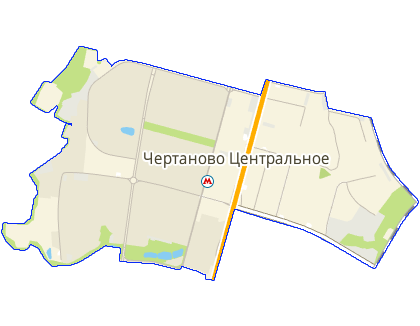 Карта Чертаново Центральное