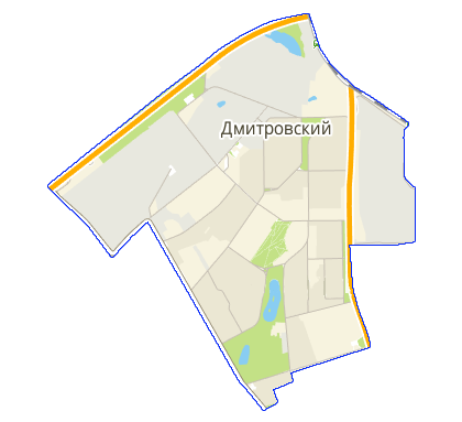 Карта Дмитровский