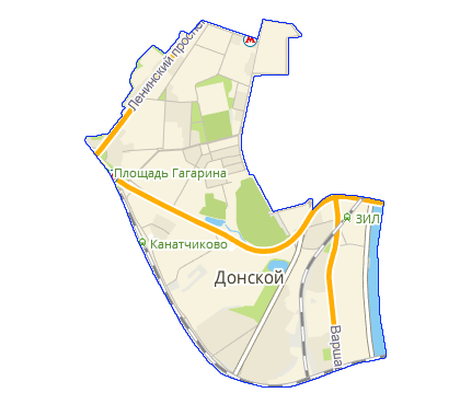 Карта Донской