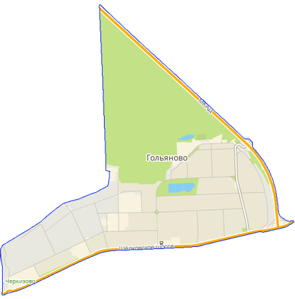 Карта Гольяново
