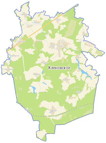 Карта Кленовское