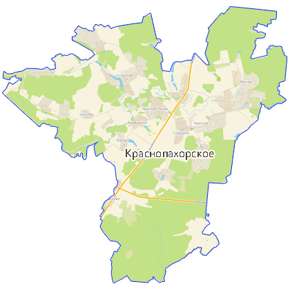 Карта Краснопахорское