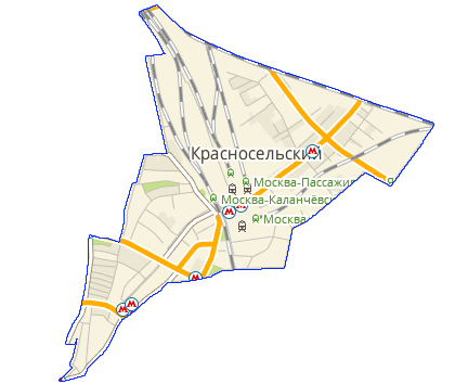 Карта Красносельский