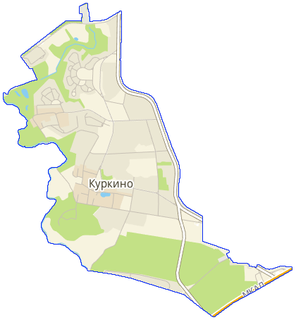 Карта Куркино