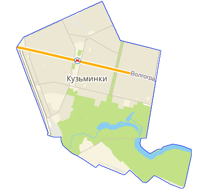 Карта Кузьминки
