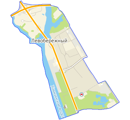 Карта Левобережный