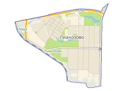 Карта Лианозово