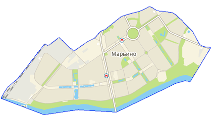 Карта Марьино