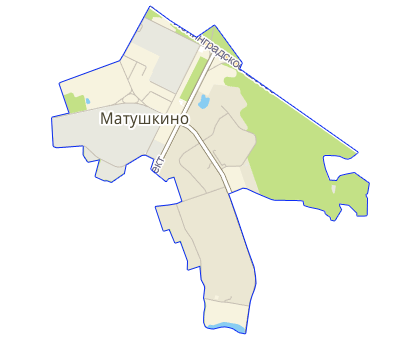 Карта Матушкино