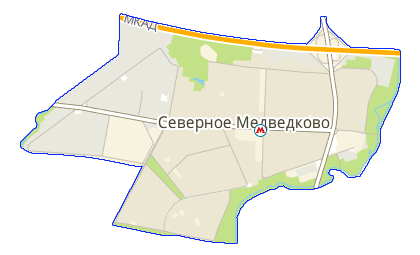 Карта Медведково Северное