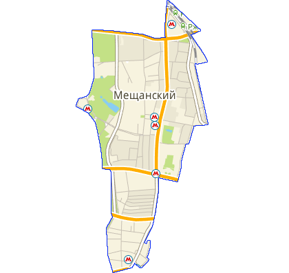 Карта Мещанский