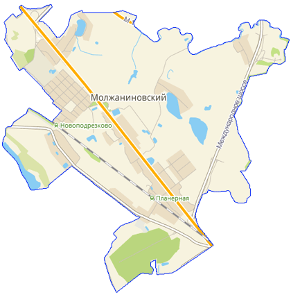 Карта Молжаниновский