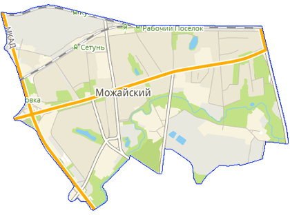 Карта Можайский