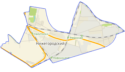 Карта Нижегородский