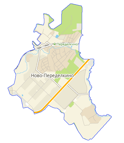 Карта Ново-Переделкино