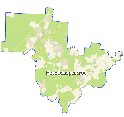Карта Новофедоровское