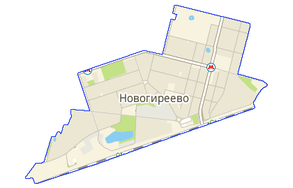 Карта Новогиреево