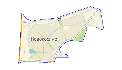 Карта Новокосино