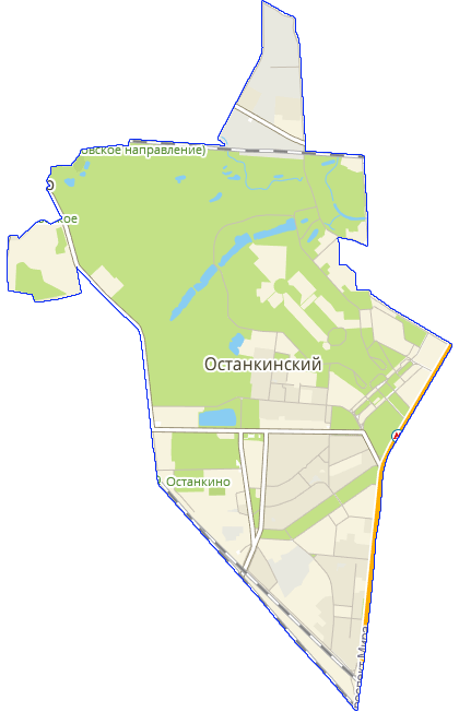 Карта Останкинский