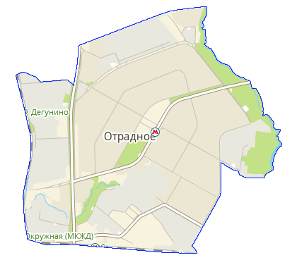 Карта Отрадное