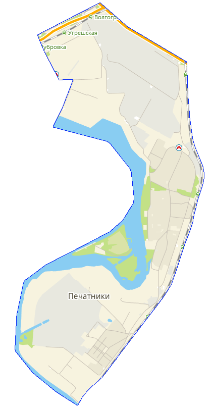 Карта Печатники