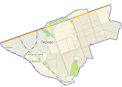 Карта Перово