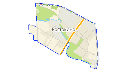 Карта Ростокино