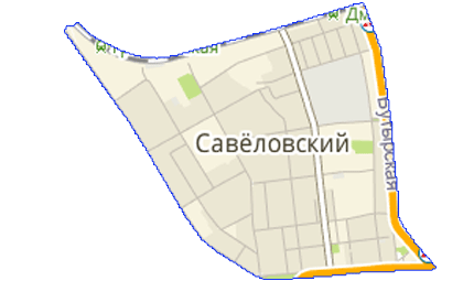 Карта Савеловский