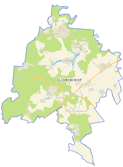 Карта Щаповское