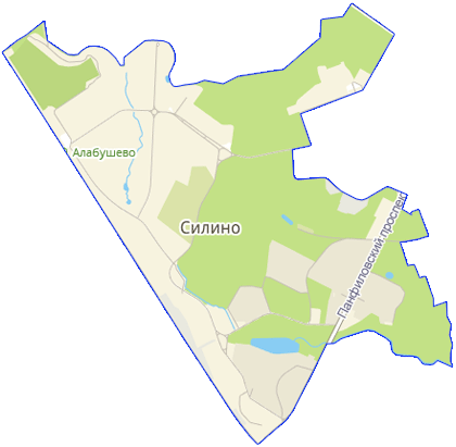 Карта Силино