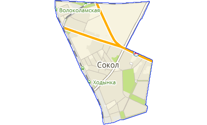 Карта Сокол