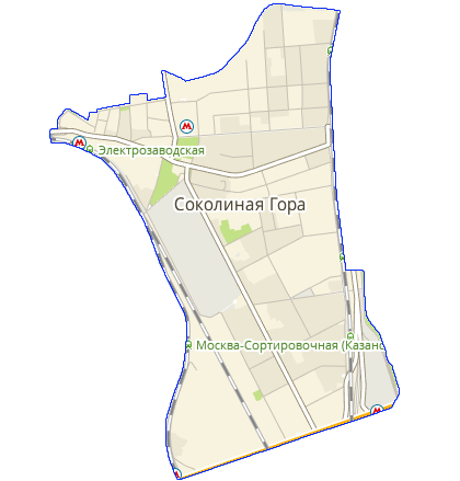 Карта Соколиная гора