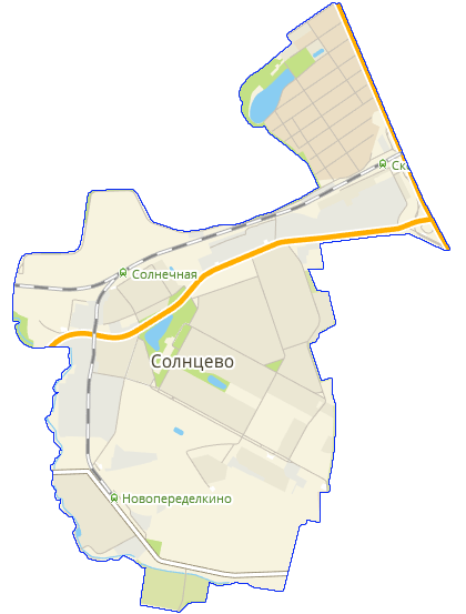Карта Солнцево
