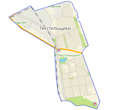 Карта Текстильщики