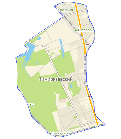 Карта Тимирязевский