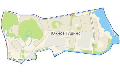 Карта Тушино Южное