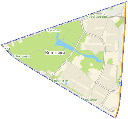 Карта Вешняки