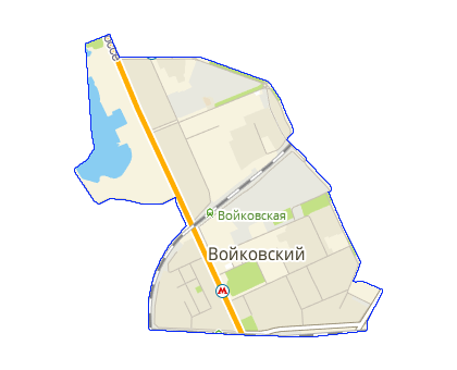 Карта Войковский