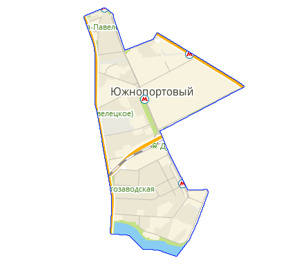 Карта Южнопортовый